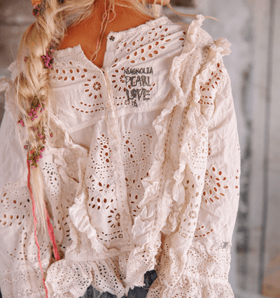 Hermione Eyelet Blouse 2194 by Magnolia Pearl