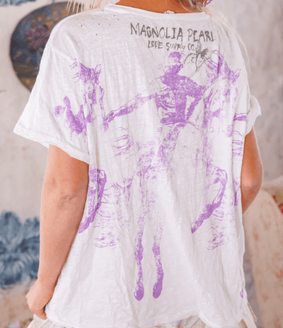 Texas Cowboy Boyfriend Tee 2387 by Magnolia Pearl
