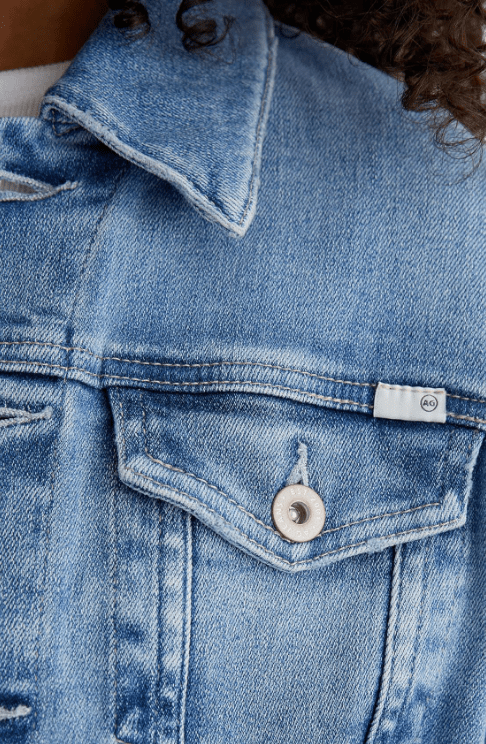 Robyn Fitted Denim Jacket by AG