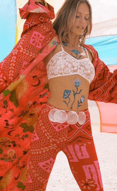 LIBERTINE REVERSIBLE ROBE by Spell