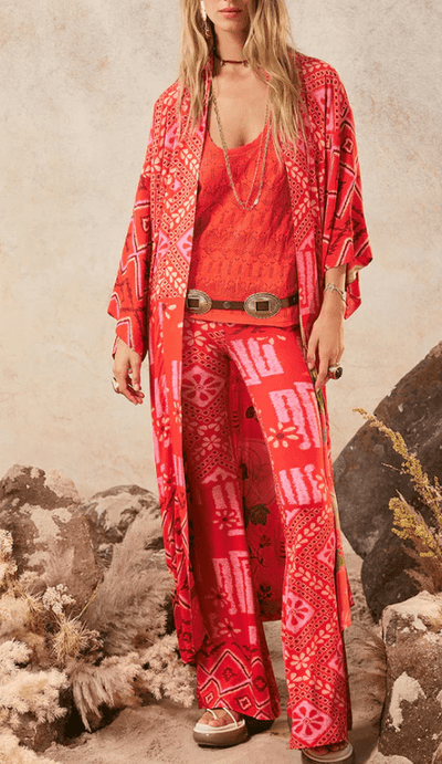 LIBERTINE REVERSIBLE ROBE by Spell