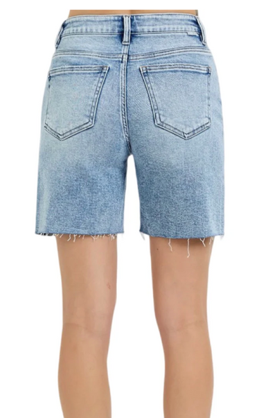The Solana High Rise Cutoff Shorts