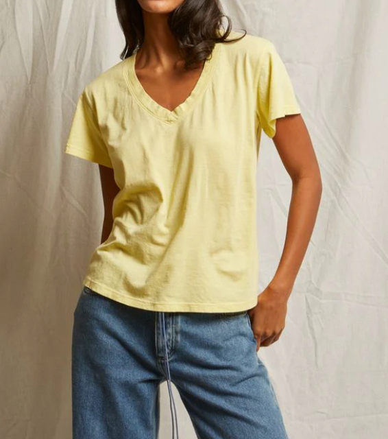 Hendrix Basic V Neck Tee by Perfect White Tee