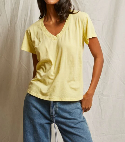 Hendrix Basic V Neck Tee by Perfect White Tee