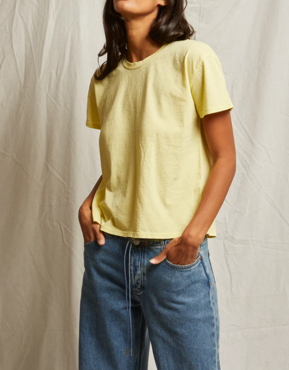 "Harley" Boxy Crew by Perfect White Tee