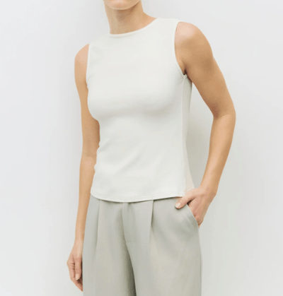 Cove Breeze Tie-Back Knit Tank