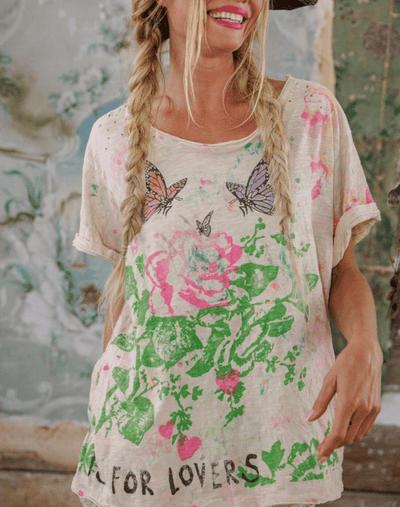 Is For Lovers Tee Top 2498 by Magnolia Pearl