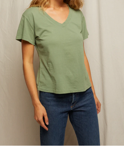 Hendrix Basic V Neck Tee by Perfect White Tee