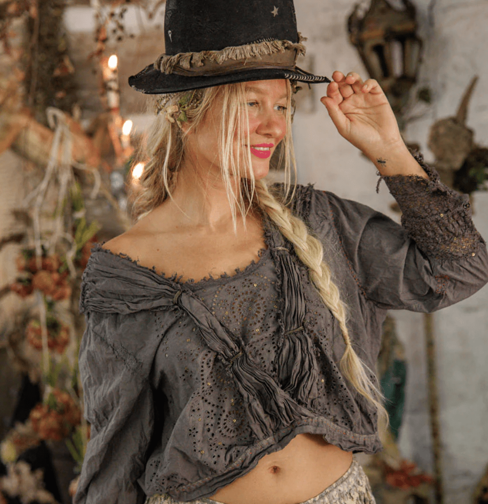 Eyelet Nonnie Belle Blouse 2239 by Magnolia Pearl