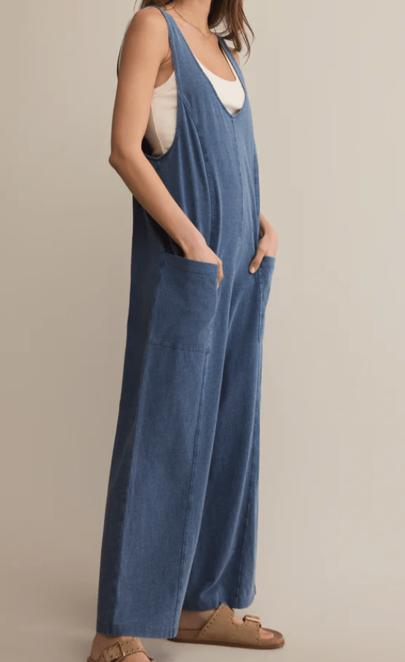 Everyday Jersey Denim Jumpsuit by Z Supply
