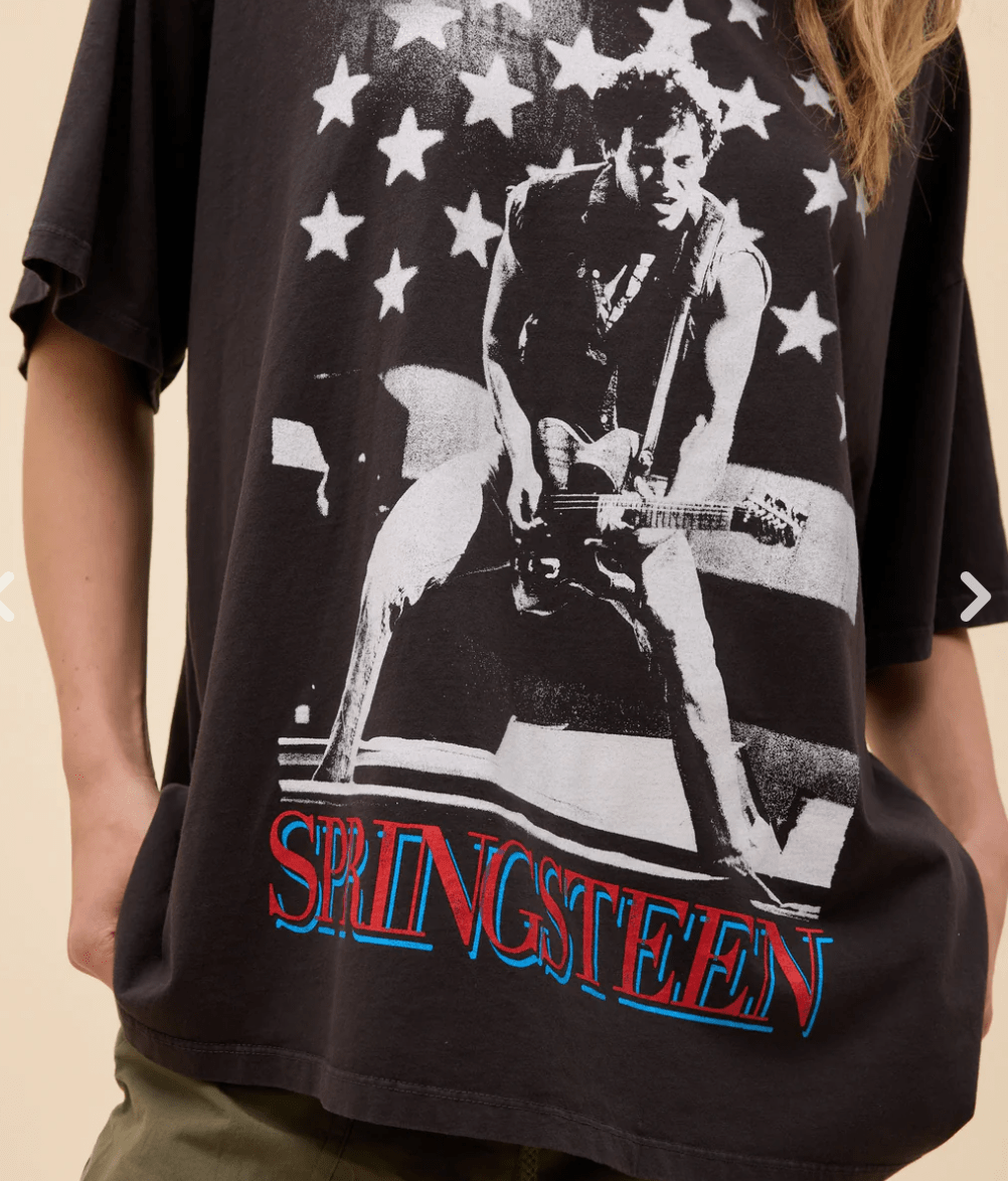 BRUCE SPRINGSTEEN PHOTO OS TEE by Daydreamer