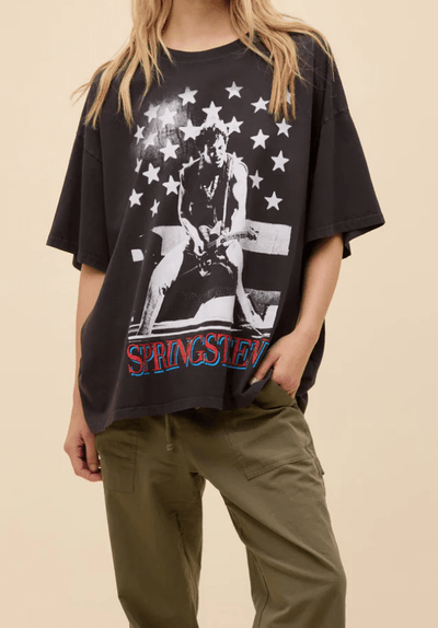 BRUCE SPRINGSTEEN PHOTO OS TEE by Daydreamer