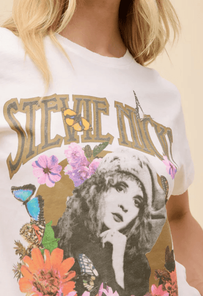 STEVIE NICKS FLOWER COLLAGE TOUR TEE by Daydreamer