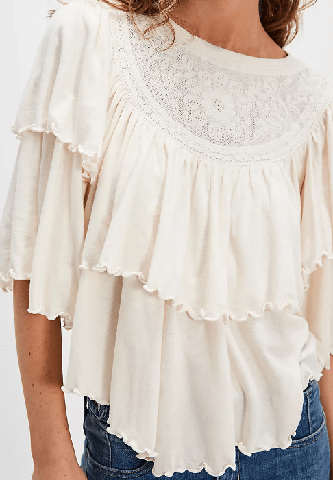 ROSE PARTY TEE by Free People
