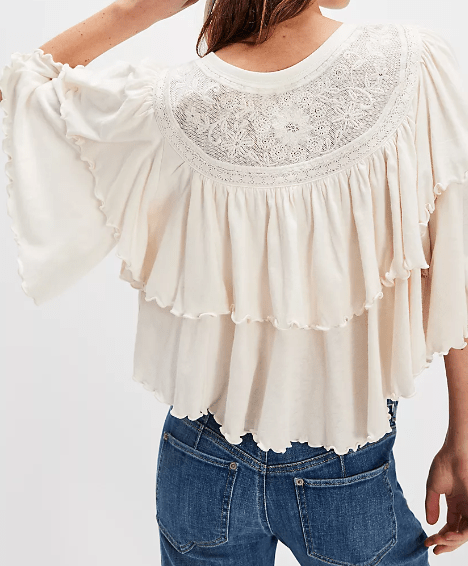 ROSE PARTY TEE by Free People