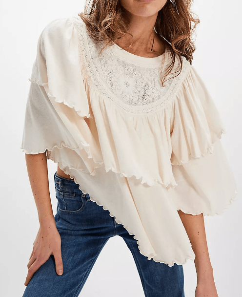 ROSE PARTY TEE by Free People