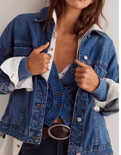 OPAL SWING DENIM JACKET by Free People