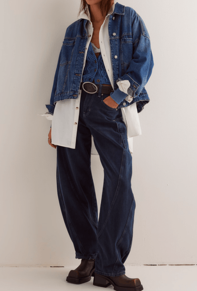 OPAL SWING DENIM JACKET by Free People