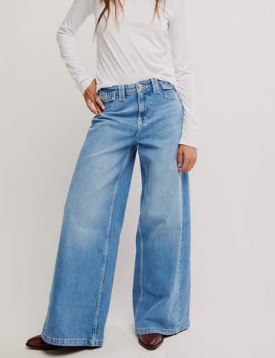 KELLEE HIGH RISE PALAZZO by Free People