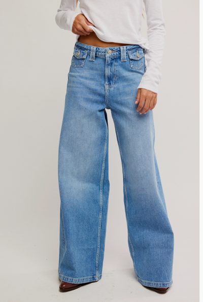 KELLEE HIGH RISE PALAZZO by Free People