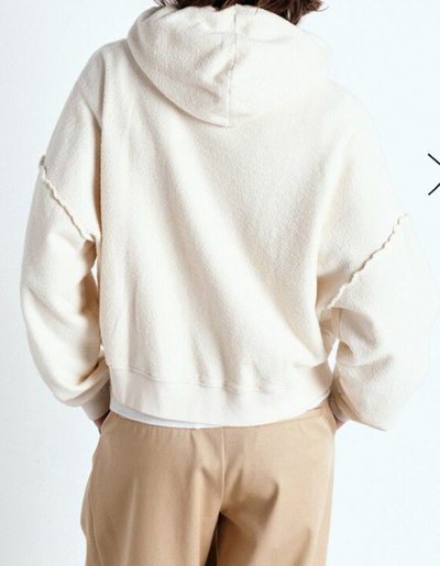 Driftwood Fleece Zip Hoodie by American Vintage