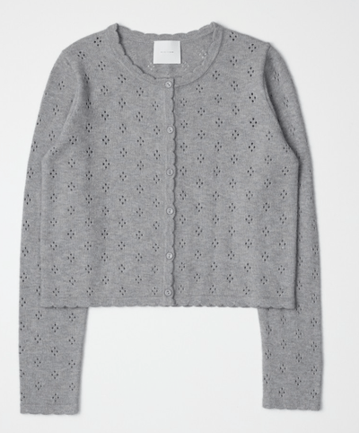 Pointelle Cardigan by 75
