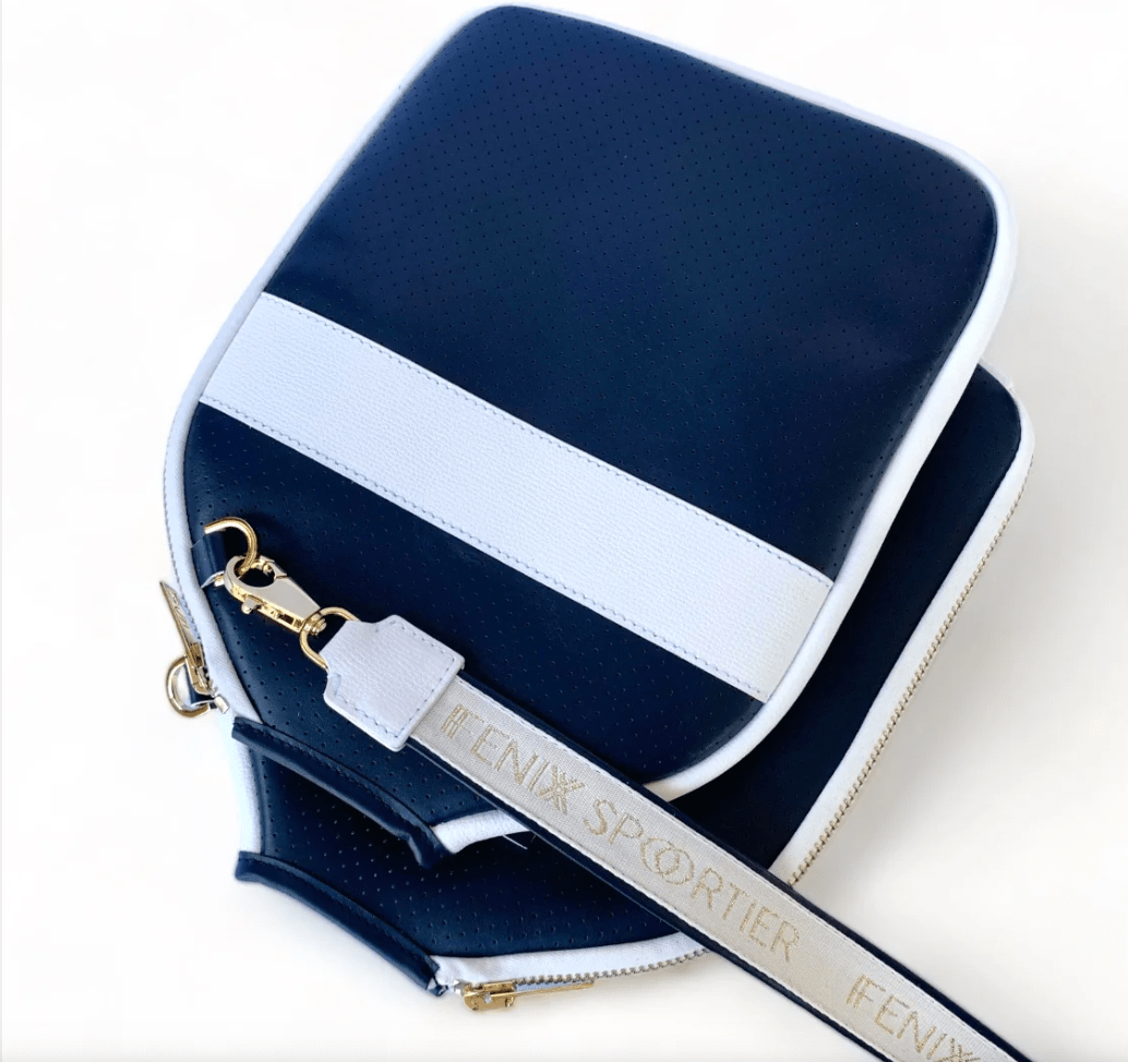 “THE ADDICT” LEATHER PICKLEBALL BAG  by Fenix