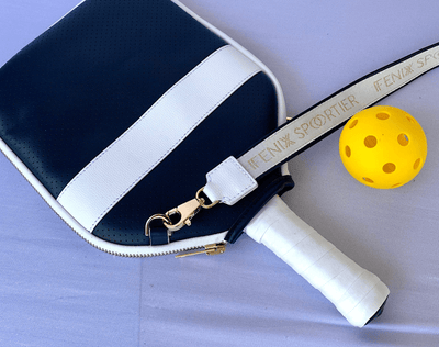 “THE ADDICT” LEATHER PICKLEBALL BAG  by Fenix