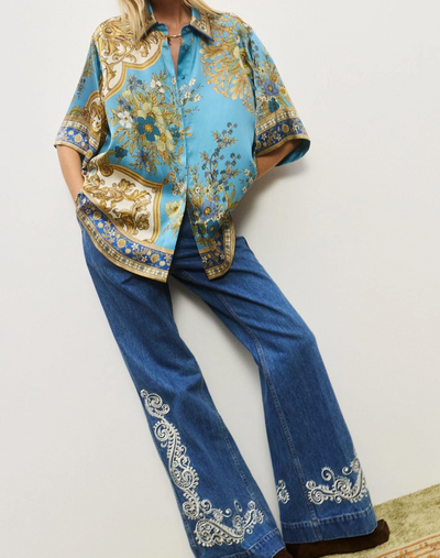 Cassie Silk Shirt by Alemais