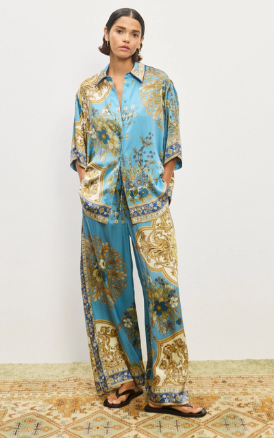 Cassie Silk Pant by Alemais