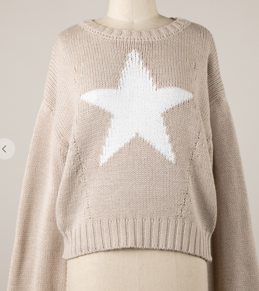Starlight Coastal Cropped Sweater by 75