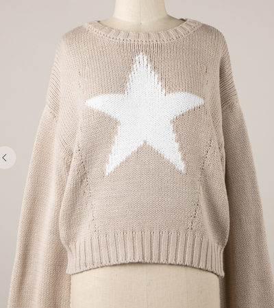 Starlight Coastal Cropped Sweater by 75