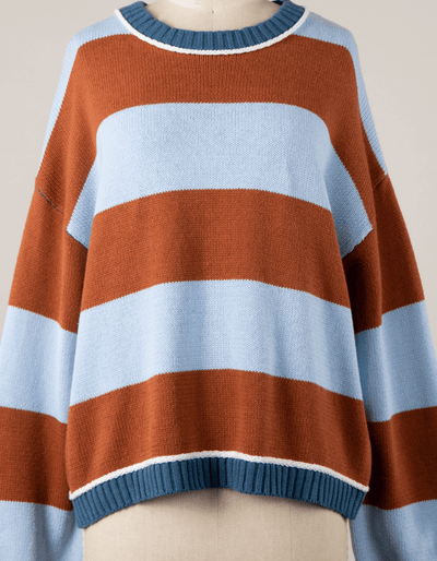 Canyon Sky Color Block Sweater by 75