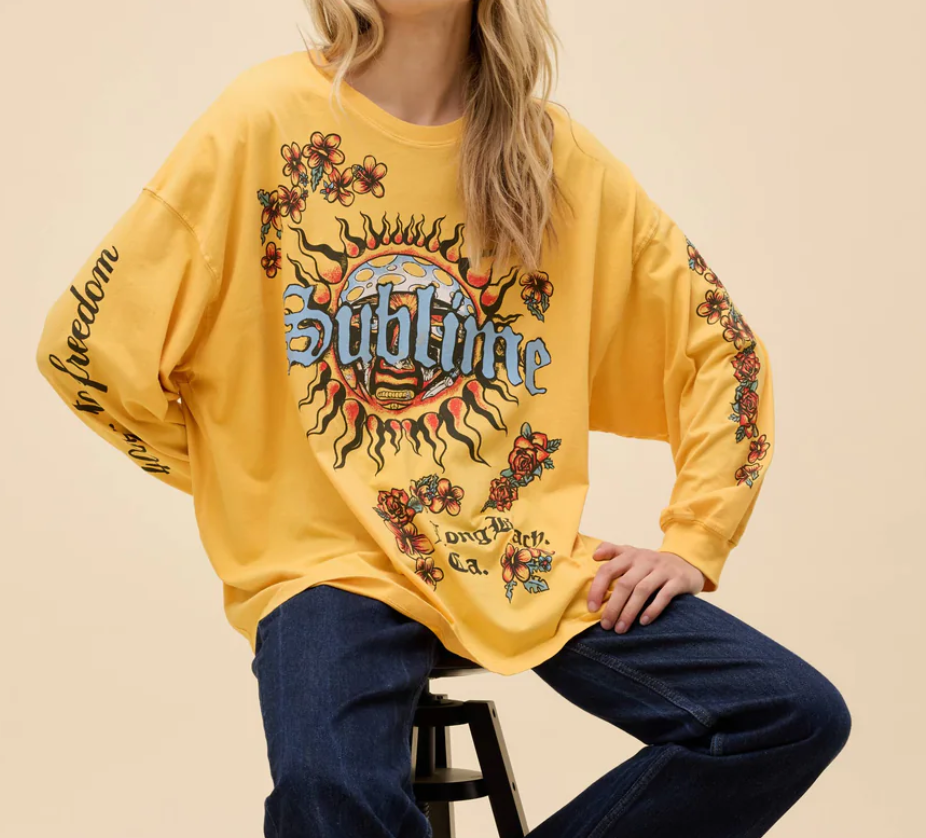 SUBLIME FREEDOM '92 OS LONG SLEEVE by Daydreamers