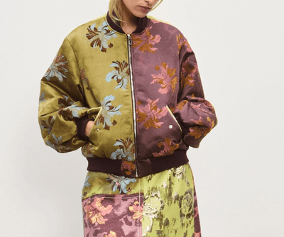 Adriana Jacquard Bomber Jacket by Alemais