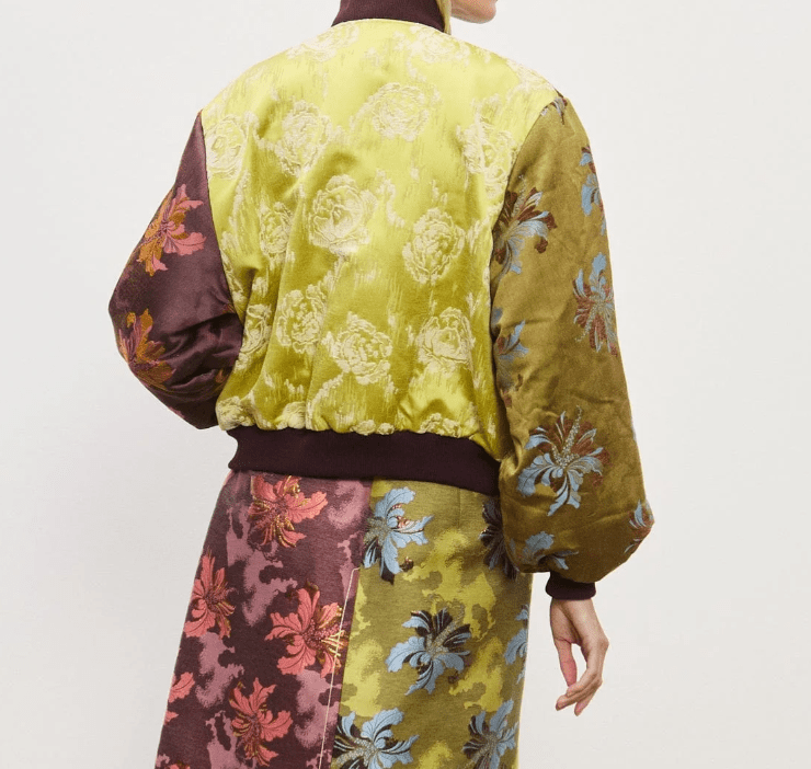 Adriana Jacquard Bomber Jacket by Alemais