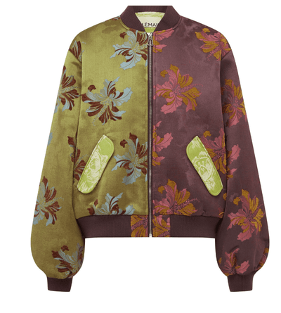Adriana Jacquard Bomber Jacket by Alemais