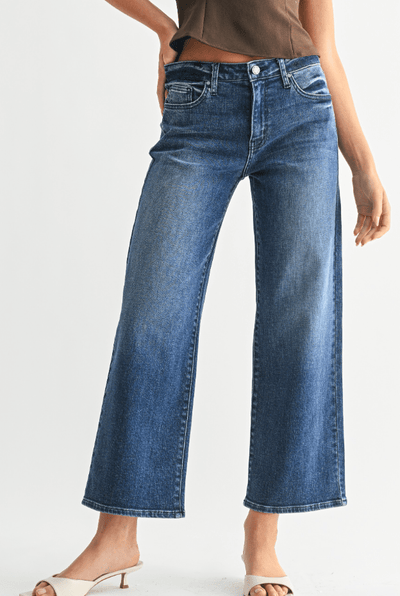 Petite Wide-Leg Denim by Just Black Denim