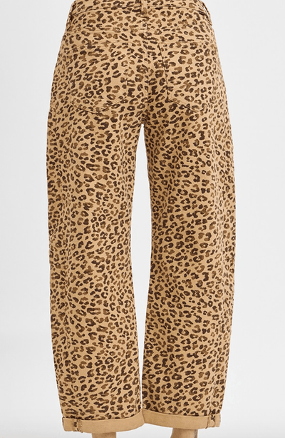 Wild Thing Mid Rise Cropped Barrel Pants