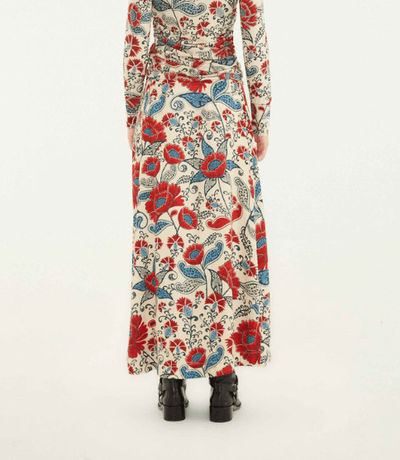 Sand Francesca Lenzing® Ecovero® Viscose Maxi Skirt by Farm Rio