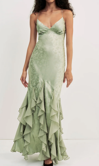 Elea Silk Maxi Dress by for Love & Lemons