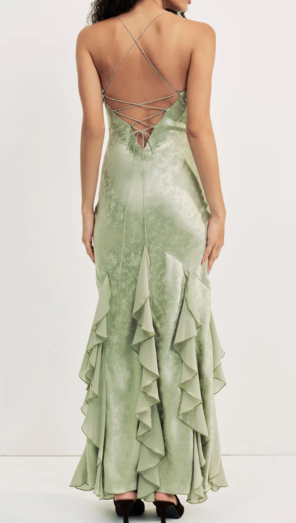 Elea Silk Maxi Dress by for Love & Lemons