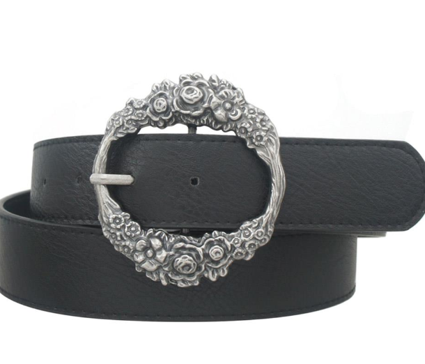 Florette Oval Buckle Belt by 75