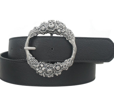 Florette Oval Buckle Belt by 75