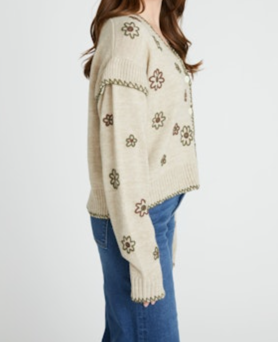 CARDIGAN X FLORALS by Driftwood