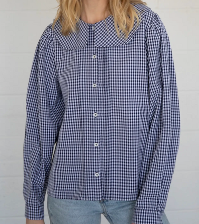 Sweet Escape Gingham Blouse by 75