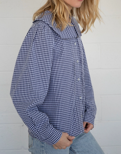 Sweet Escape Gingham Blouse by 75