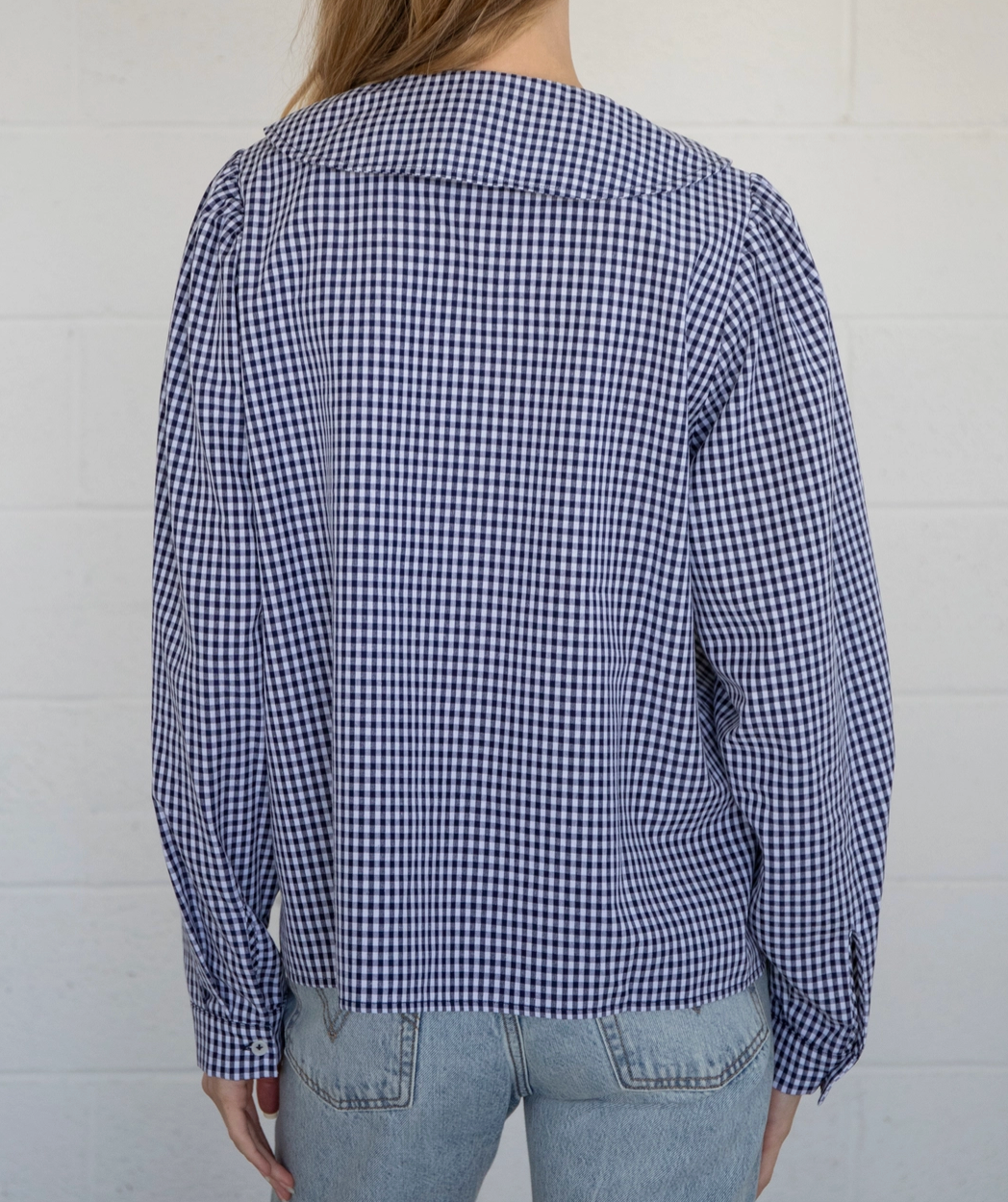 Sweet Escape Gingham Blouse by 75