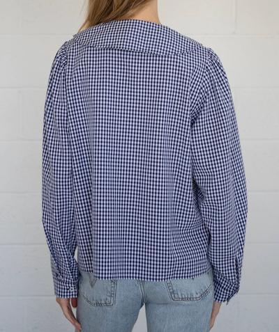 Sweet Escape Gingham Blouse by 75