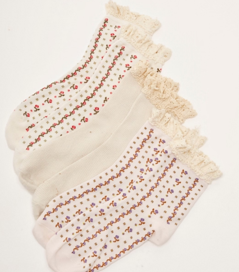 RUFFLE SOCK PACK by Free People